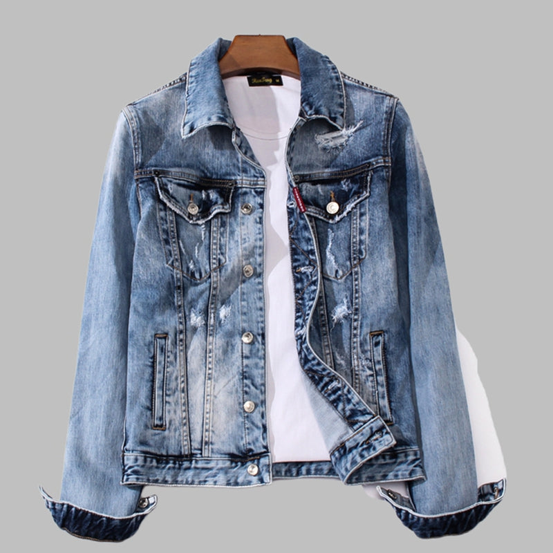 2025 New DSQ2 Men's Fashion Denim Jacke