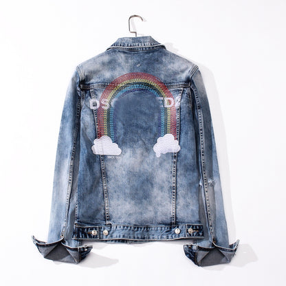 2025 New DSQ2 Men's Fashion Denim Jacke