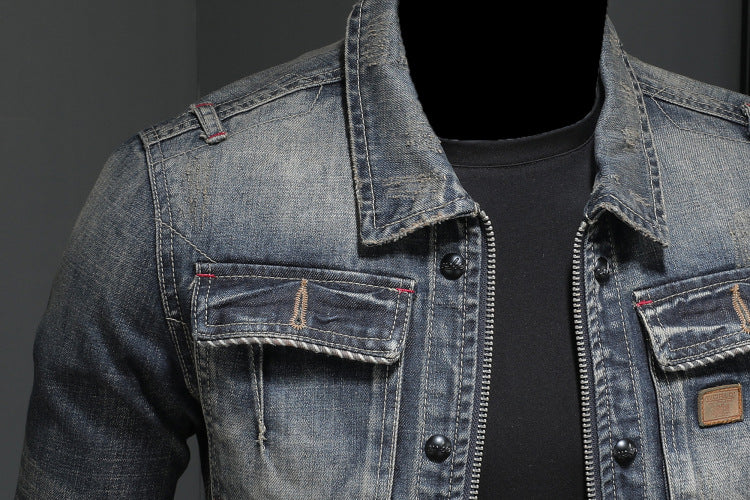 New DSQ2  Men's Fashion Denim Jacke