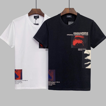 2025 DSQ2 Cotton Men's Short Sleeve T-Shirt