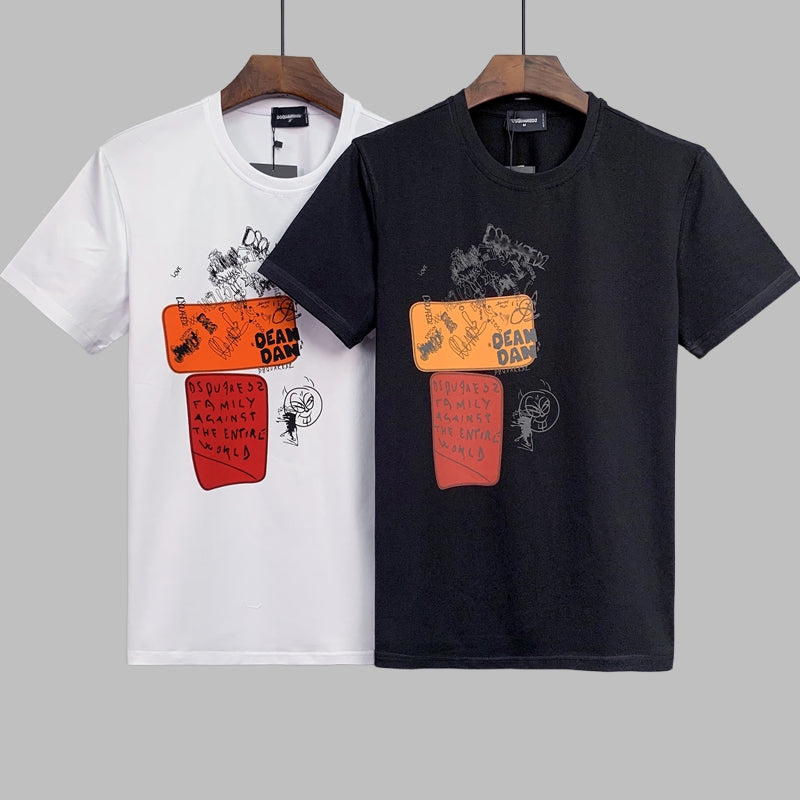 2025 DSQ2 Cotton Men's Short Sleeve T-Shirt