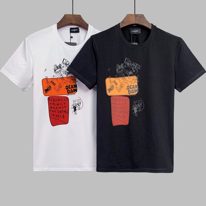 2025 DSQ2 Cotton Men's Short Sleeve T-Shirt