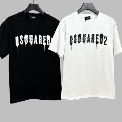 2025 DSQ2 Cotton Men's Short Sleeve T-Shirt