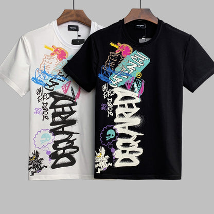 2025 DSQ2 Cotton Men's Short Sleeve T-Shirt