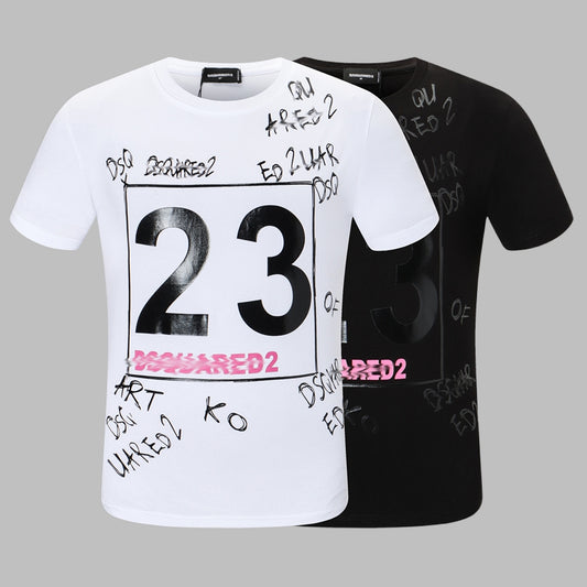 2025 DSQ2 Cotton Men's Short Sleeve T-Shirt