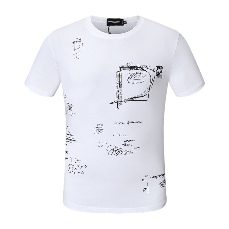 New-DSQ2 Print 2025-03 Man T-shirt