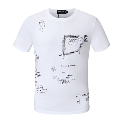 New-DSQ2 Print 2025-03 Man T-shirt