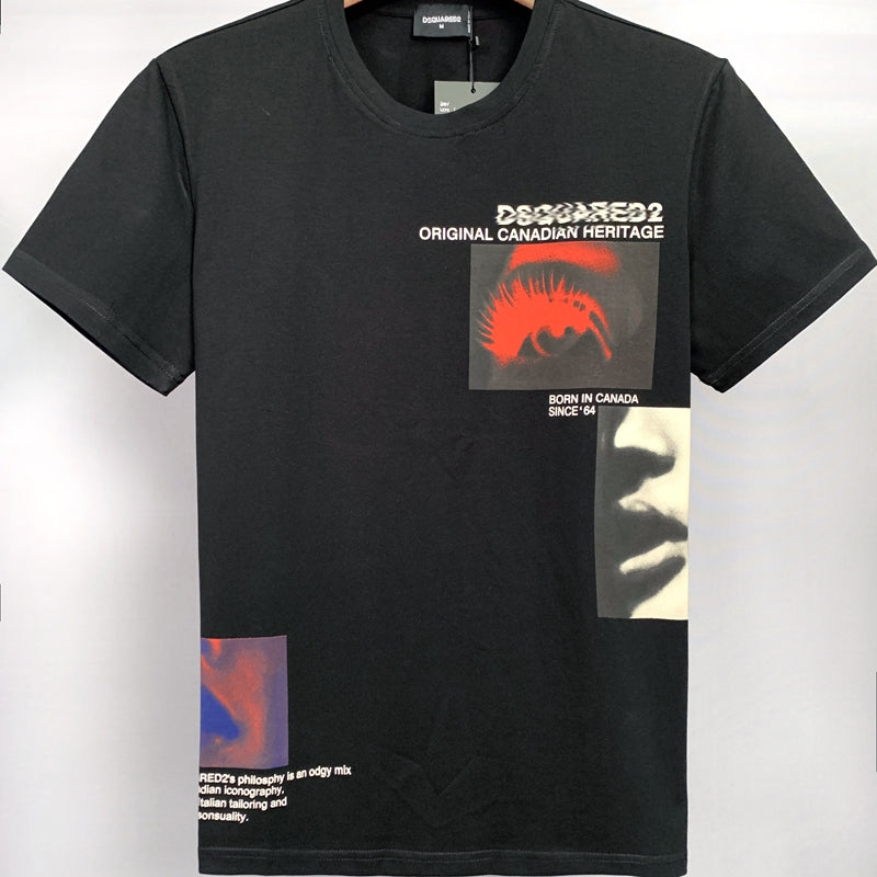 2025 DSQ2 Cotton Men's Short Sleeve T-Shirt
