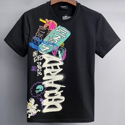 2025 DSQ2 Cotton Men's Short Sleeve T-Shirt