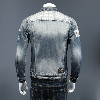 Nouvelle veste en jean tendance pour homme DSQ2-2025-21 pour plus de chaleur