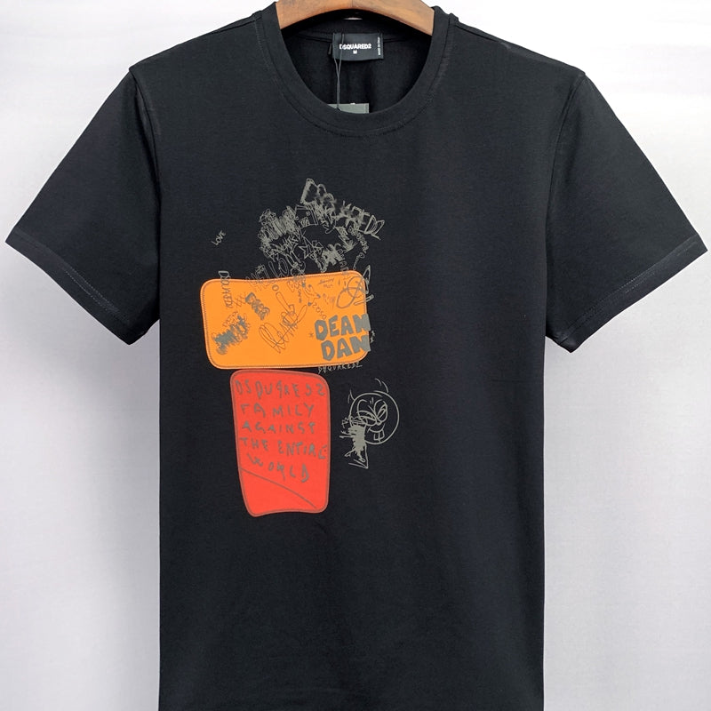 2025 DSQ2 Cotton Men's Short Sleeve T-Shirt