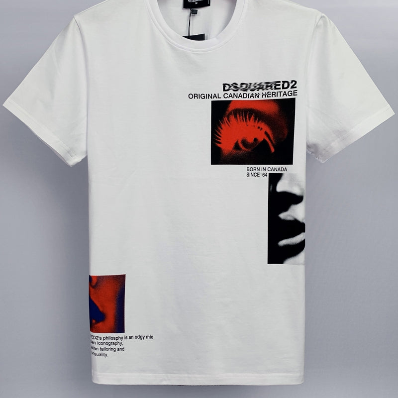 2025 DSQ2 Cotton Men's Short Sleeve T-Shirt