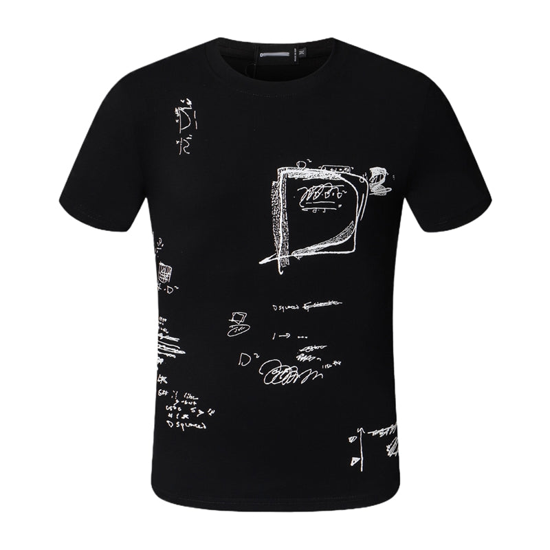 New-DSQ2 Print 2025-03 Man T-shirt
