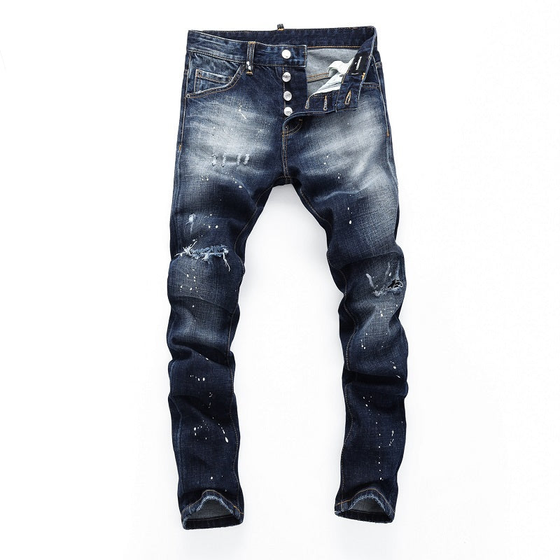 Nouveau pantalon en jean pour homme DSQ2-2025-30 Fashion Mip-Mop