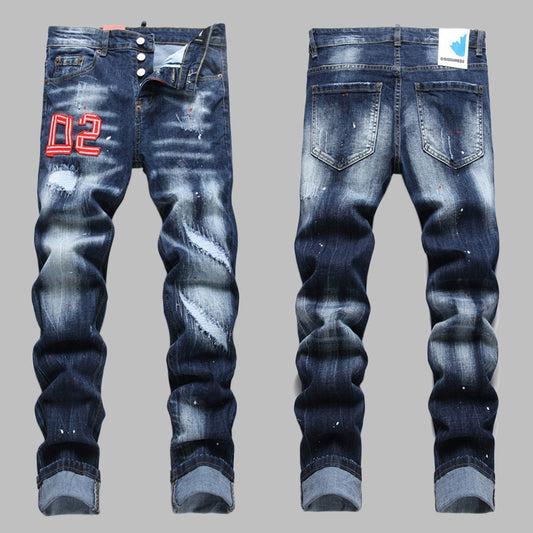 Nouveau pantalon en jean pour homme DSQ2-2025-30 Fashion Mip-Mop