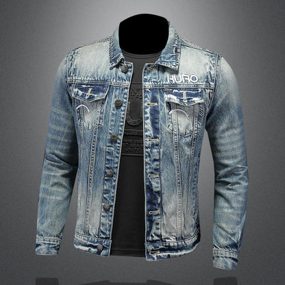 2025 DSQ2 Men's Ripped Denim Jacket