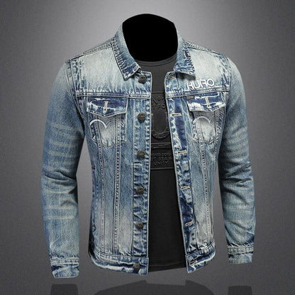 2025 DSQ2 Men's Ripped Denim Jacket
