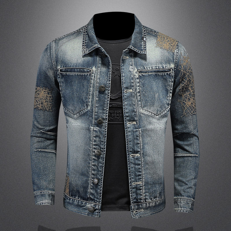 2025 DSQ2 Men's Ripped Denim Jacket