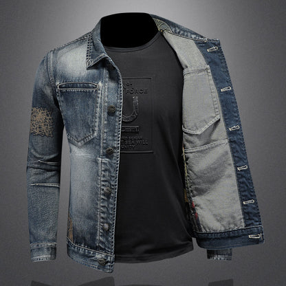 2025 DSQ2 Men's Ripped Denim Jacket
