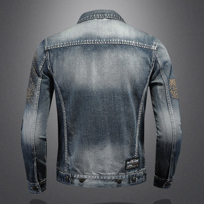 2025 DSQ2 Men's Ripped Denim Jacket