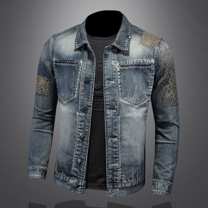 2025 DSQ2 Men's Ripped Denim Jacket